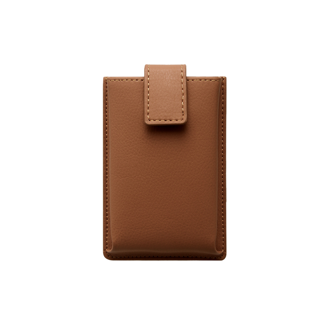 Saddle Brown PU Leather Travel Case
