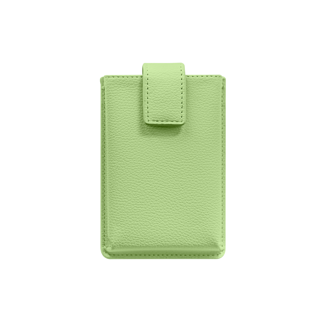 Matcha Green PU Leather Travel Case